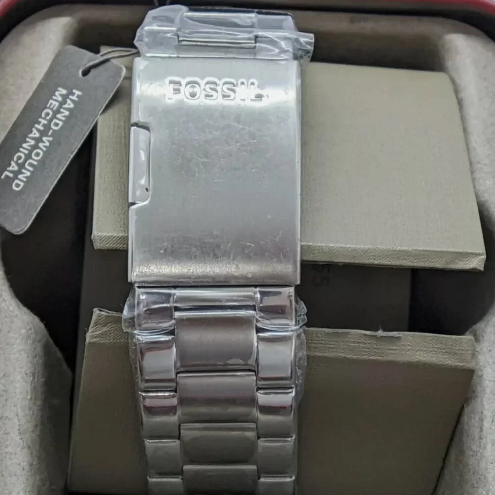 Fossil Skeleton 48mm Steel Watch